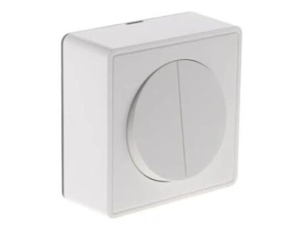 Interruptor Bidirecional Completo Duplo 10a Superfície Branca Vulco Zenitech