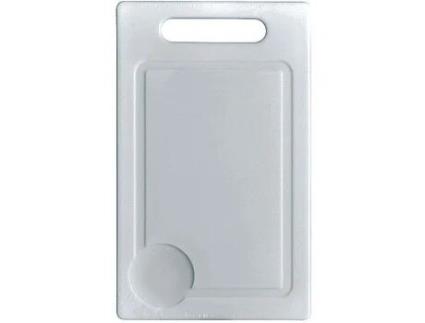 Tábua De Corte 21 X 15 Cm Plástico Branco Aluminium Et Plastique