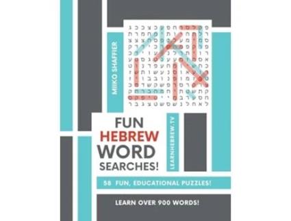 Livro Fun Hebrew Word Searches de Miiko Shaffier (Inglês)