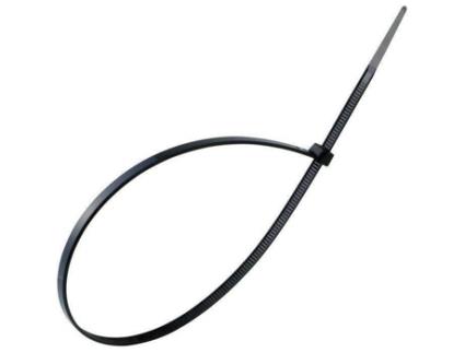 Colar 200x2,5mm Preto Por 100 Em Cartão Profile