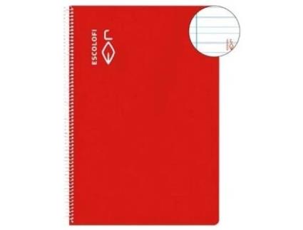 Livro Paq/5 Bloc Cuarto 50h 70g. Pauta Montessori 5 Rojo De Desconocido (espanhol)