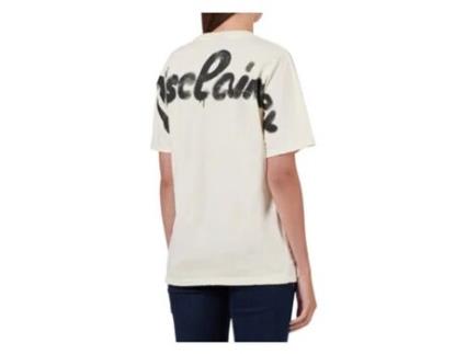 T-shirt De Mulher Disclaimer Algodão Bege (m)