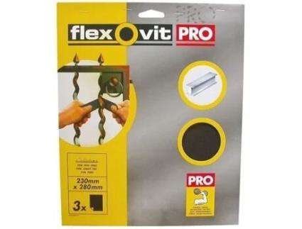 Conjunto De 3 Panos De Esmeril Sortimento Flexovit