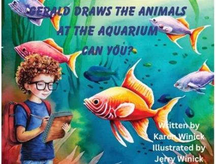 Livro Gerald Draws the Animals at the Aquarium, Can You? de Karen Winick (Inglês)