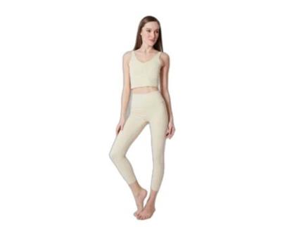 Leggins de Mulher ONAMASTE Mantra Bege (L/XL)