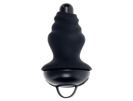 Plug Vibratório Butt Evolved Gender X (preto - Silicone/abs - Ø 2,9 Cm - 10 Cm - 10 Velocidades)