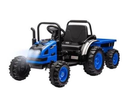 Trator Com Reboque Ride On Milly Mally Farmer Blue