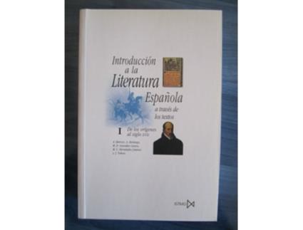 Livro Introduccion Literatura Esp. 1 De M D |hernández Jiménez E M C |toboso A |berlanga Reyes A |gonzález Cantos (espanhol)