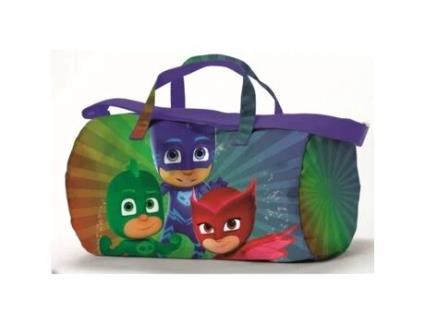 Bolsa De Viagem Unissexo Pj Masks Esportiva Azul (x24 Cm)