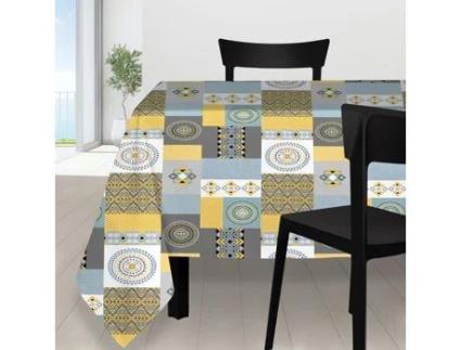 Toalha de Mesa SOLEIL D OCRE Quadrada Soleil Docre Poliéster Multicor (180x180cm)