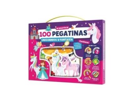 Livro Maletin 100 Pegatinas Unicornios Y Fantasia De Desconocido (espanhol)