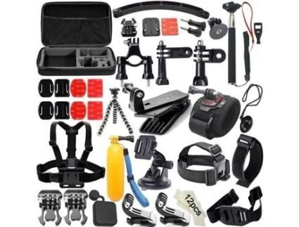 Kit de acessórios para câmera Gopro 50 em 1 Queen.m