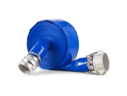 Mangueira De Retrolavagem Vevor 76,2 Mm X 15,24 M Para Várias Bombas, Azul