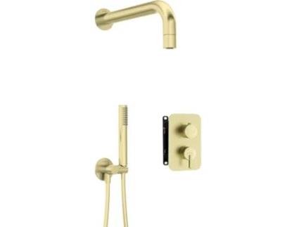 Concealed Shower Set With Mixer Box With Hand Shower Deante