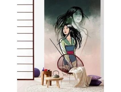 Iadx4 083 Papel De Parede Fotográfico Não Tecido Disney Brave Mulan 200 X 280 Cm Komar (largura X Altura)