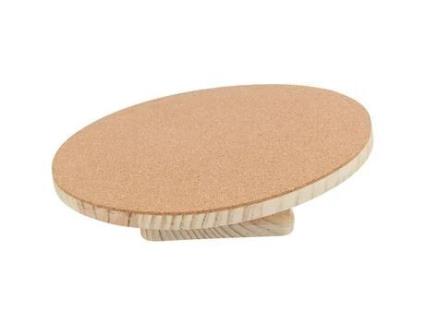 Disco em Madeira/Cortiça P/ Exercicio Degus e Hamsters Grd.