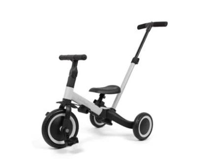 Leogreen Triciclos Infantis, Bicicleta De Equilíbrio 4 Em 1 Para Meninas E Meninos, Adequada Para Crianças De 1 A 3 Anos, Máximo De 25 Kg, Cinza