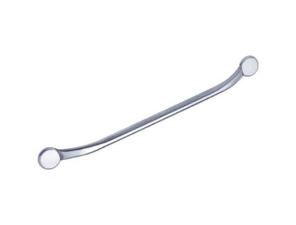 Barra Reta De Viga Única 70cm D.25 Aço Inoxidável Escovado Godonnier