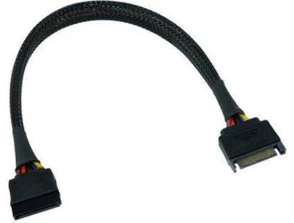 Cabo SATA PHOBYA (SATA - 30 cm - Preto)