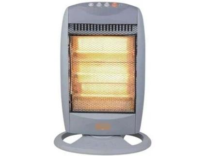 Vinco Potenza Radiador de Piso Halógeno 1200 W Elevador Retrátil Função Anti-Escalada 3 Velas