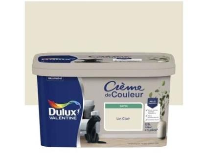 Pintura Dulux Valentine Creme De Cor Satinado 2,5l Acrílico