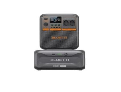 Estação De Energia Profissional Bluetti Ac270p Com Bateria De Extensão B300k, Kit Gerador Solar 5068wh, 2 Ac 2700w