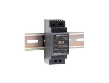 Mean Well Fonte De Alimentação 1 Saída 30 W 24 V 1,5 A Montagem Em Trilho Din Para Uso Industrial Meanwell
