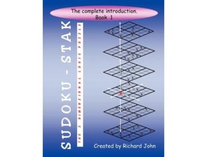 Livro Sudoku-stak The 3-dimensional Logic Puzzle -- Book 1 De Richard John (inglês)