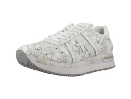 Sapatos De Mulher Premiata Conny Tecido Branco (39)