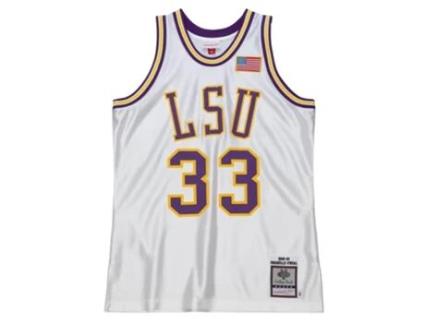 Camisola de Homem MITCHELL & NESS Lsu Tigers Ncaa Shaquille Branco (L)