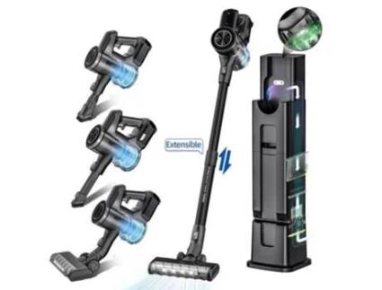 P7 Plus Aspirador De Pó De Vara 25kpa Sucção Potente 60min Tempo De Funcionamento Caixote Do Lixo Com Carregamento Incorporado Yanhama