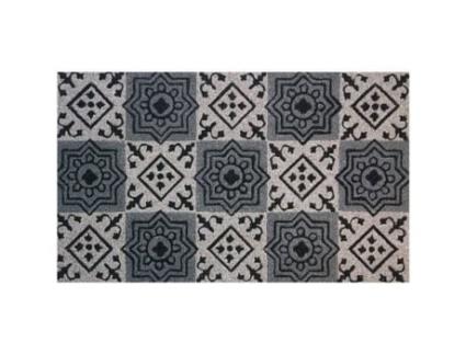 Tapete De Coco Natural Com Telhas De Cimento 45x75cm Idmat