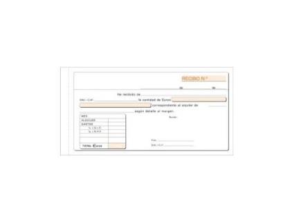 Livro Paq/10 Talonario Recibo Alquiler Duplicado Con Igic De Desconocido (espanhol)