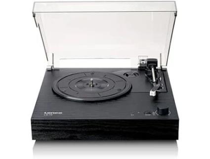 Lenco LS 15BK Toca-discos de vinil Bluetooth® 2 alto-falantes Microfone embutido At3600L