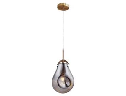 Candeeiro Pendente LUMINECA 23X30 Cm Cinza