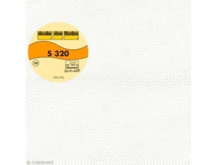 S320 Cantonnière Largura 90 Cm Branco Ao Metro Vlieseline (sob Medida)