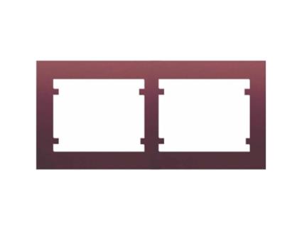 Moldura Horizontal De 2 Elementos Ruby Red Bjc Iris 18002 Rr