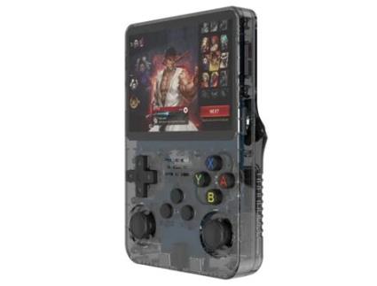 Console retrô para crianças, amarela