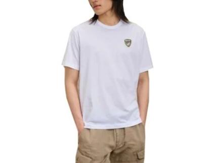 T-shirt De Homem Blauer Sapatos Faxon Tecido Branco (xl)