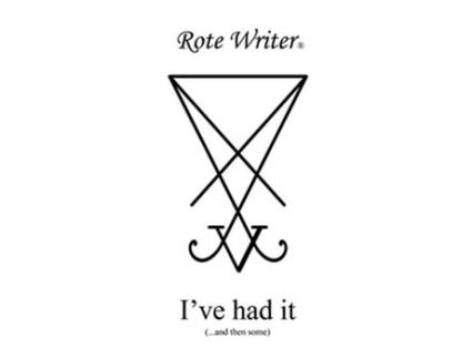 Livro Ive Had It And Then Some De Rote Writer (inglês - Capa Dura)
