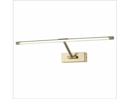 Aplique Led para Iluminar Quadros Espelhos Murais Tradicional 10W Luz Quente 3000K Bronze Envelhecido Articulado e Ajustável. 59Cm PAPUQ