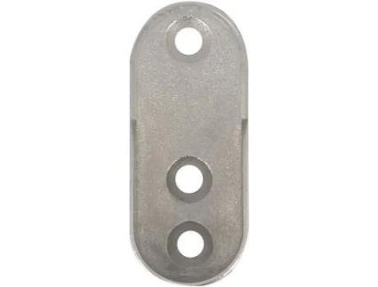 Conjunto De 2 Camarins De Metal H 30 X Ø 15 Mm Cromo Mobois