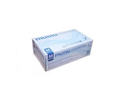 Luvas Latex com pó tam M cx 100 mumu