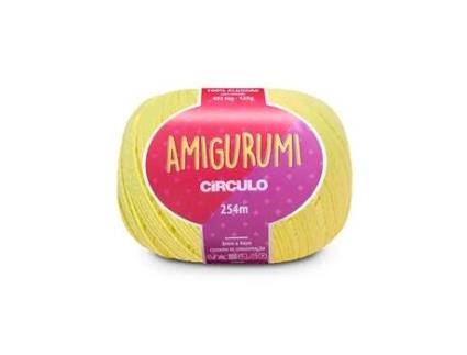 Fio De Crochet Círculo Amigurumi 125g Amarelo Candy 1730