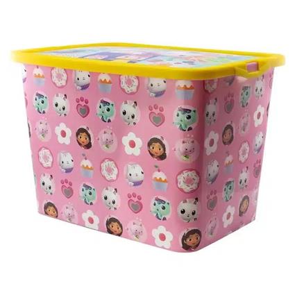 Caja De Almacenaje La Casa De Muñecas De Gabby 23l Con Clic 02456 Stor Storvolumen
