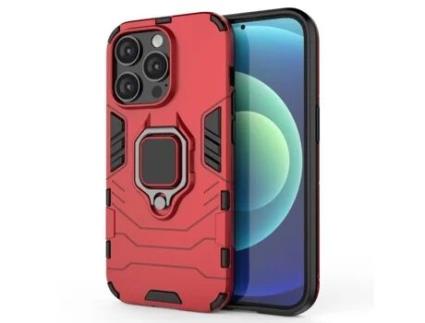 Película De Ecrã Protetora Para Iphone 14 Pro Htdmobiles Tecido Vermelho