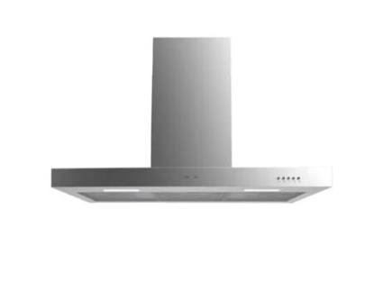 Cecotec Exaustor T Bolero Flux TM 906500 Inox A, 90 cm de largura, acabamento inox, potência de sucção 650m3/h, Motor 165 W, Classe A, controlo mecáni