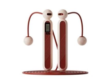 Corda De Saltar Com Medidor Elétrico Modelo Jump4it Rosa De Faugères
