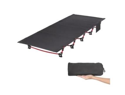 Leogreen Cama Dobrável Compacta, Ultraleve Portátil Forte E Resistente, 192 X 70 X 17cm, Carga Máxima 150 Kg, Para Camping, Praia, Viagens, Escalada