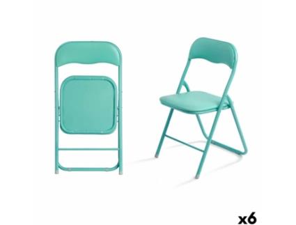 Cadeira De Campismo Giftdecor 10924 Verde 43 X 46 X 78 Cm 88 X 6,5 X 45 Cm (6 Unidades)